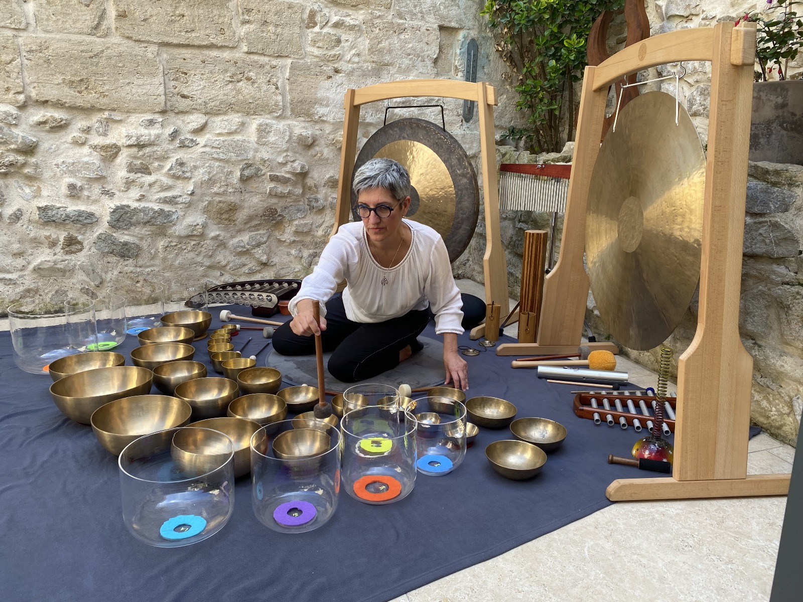 Atelier de sonothérapie en groupe